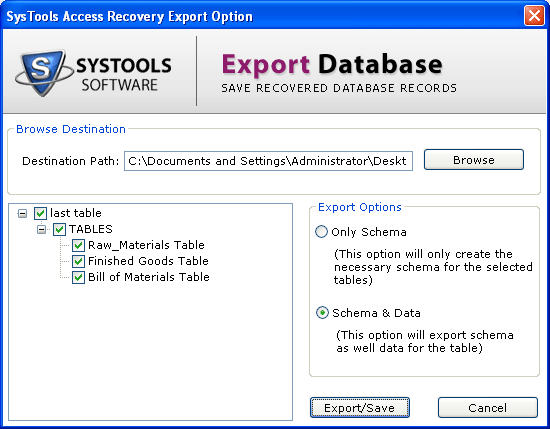 To Recover MDB File use Access Recovery